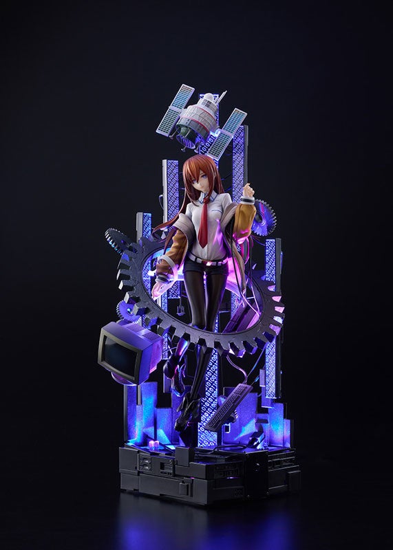 牧瀬紅莉栖フィギュアの青紫発光時の全体写真