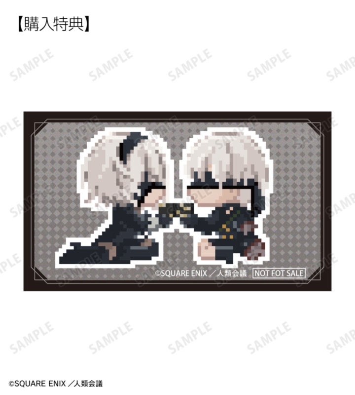 アニメ NieR:Automata Ver1.1a：紙カードの2B/9S特典も対象注文ごとの公式商品見本。