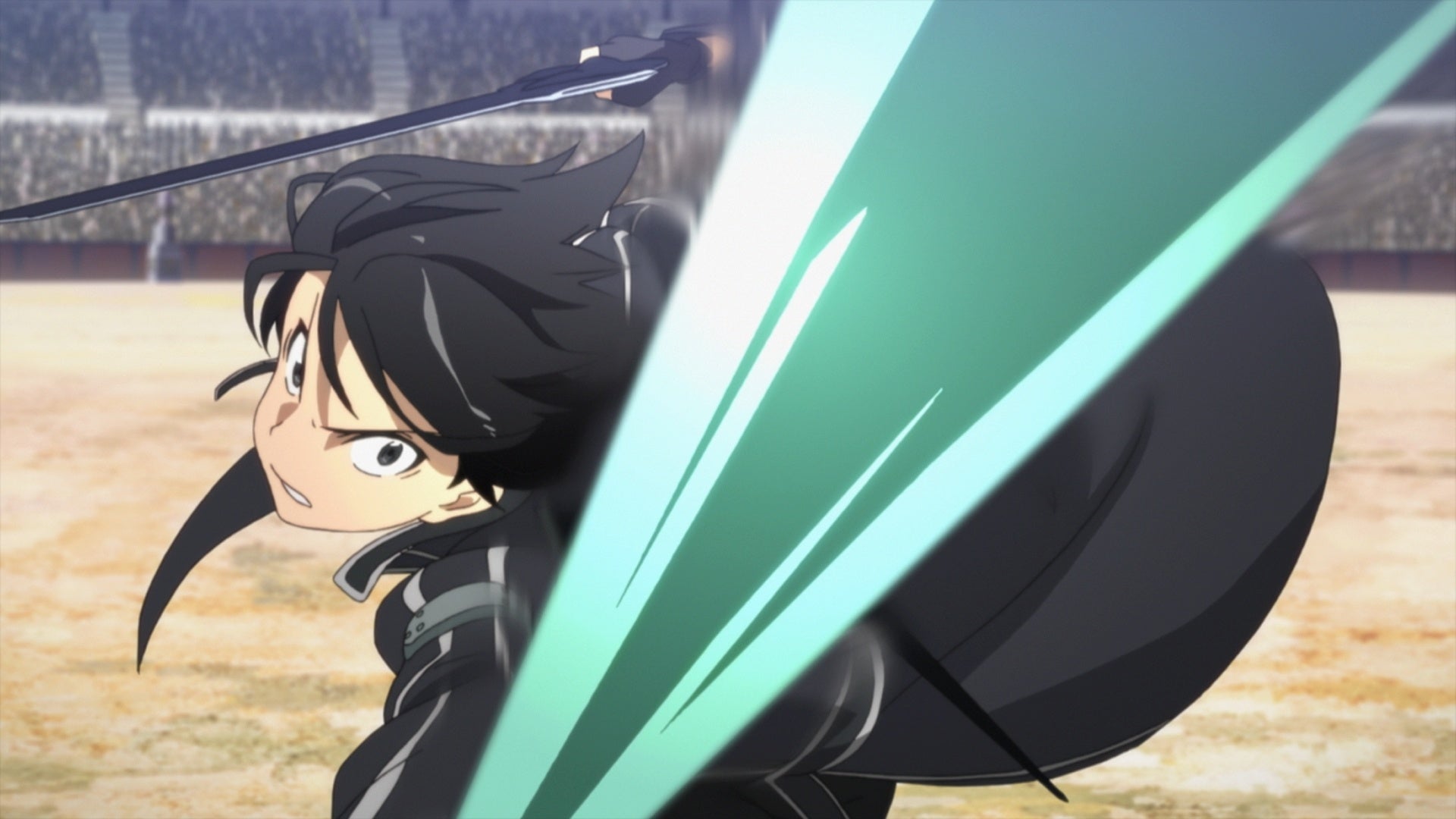ソードアート・オンライン TV第1期のキリトの公式提供場面カット