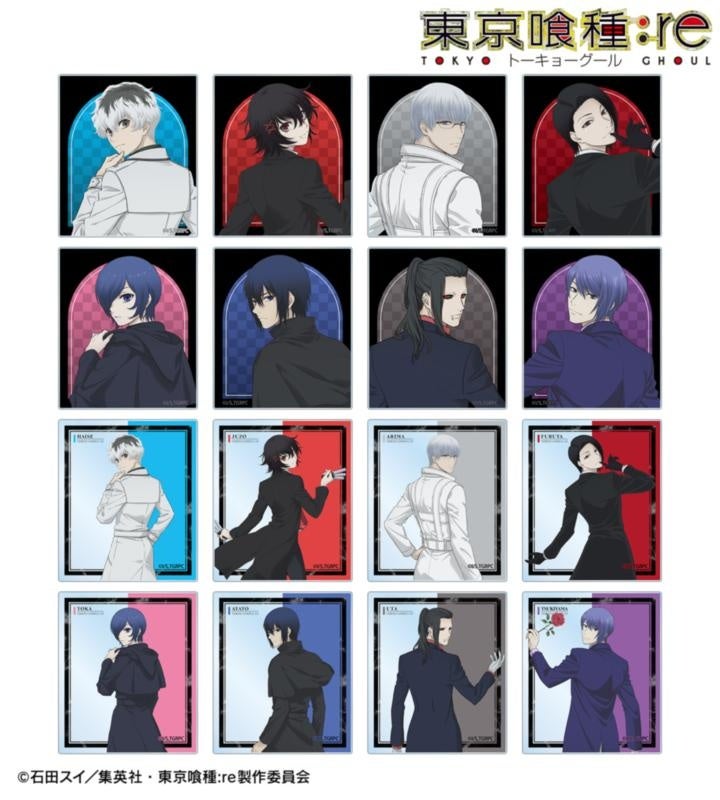 東京喰種:reの描き下ろし 戦う背中ver. トレーディングアクリルカードの公式商品見本。