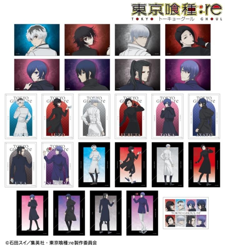 東京喰種:reの描き下ろし 戦う背中ver. トレーディングブロマイドの公式商品見本。