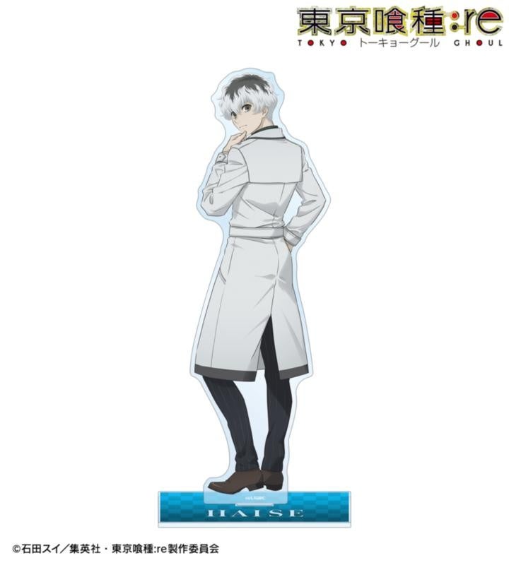 東京喰種:reの描き下ろし 佐々木琲世 戦う背中ver. 特大アクリルスタンドの公式商品見本。